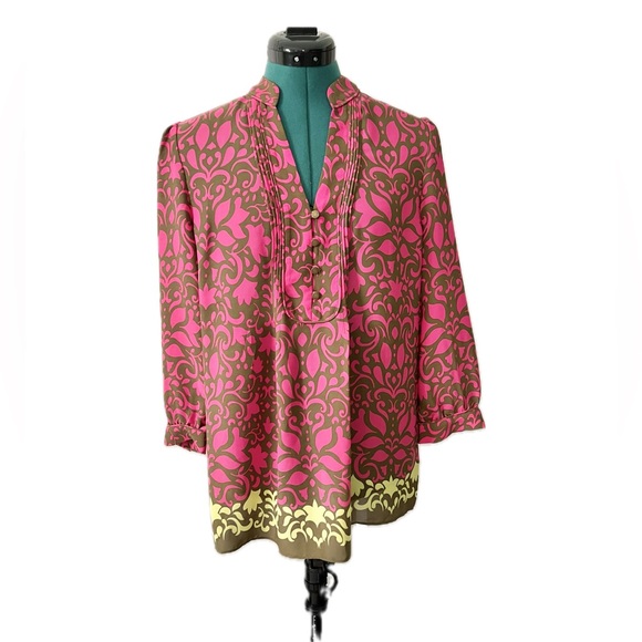 Banana Republic Bold Floral Blouse - Picture 4 of 11